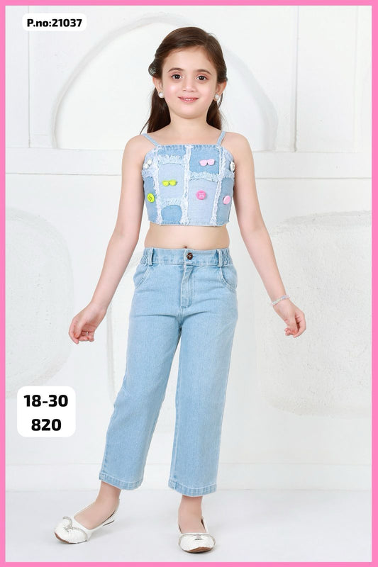 two piece denim set